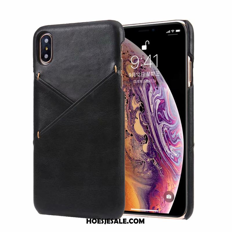 iPhone Xs Hoesje Bedrijf Mobiele Telefoon Trendy Merk Elegante Kaart Sale