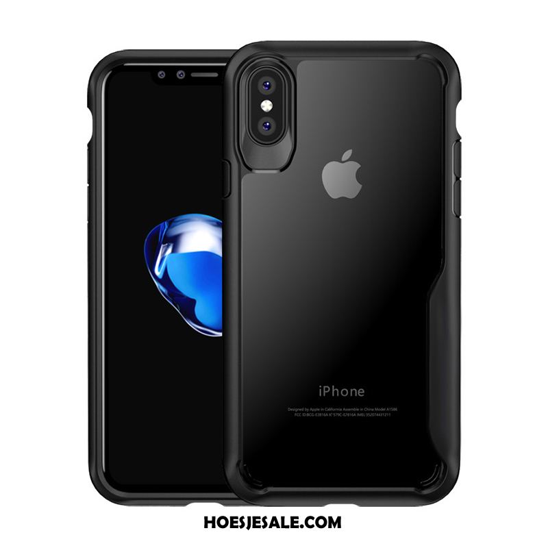 iPhone Xs Hoesje Doorzichtig Mobiele Telefoon All Inclusive Gasbag Hoes Goedkoop