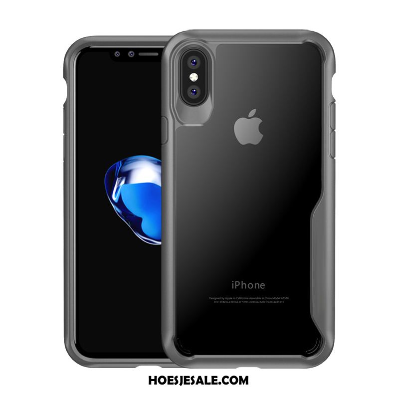 iPhone Xs Hoesje Doorzichtig Mobiele Telefoon All Inclusive Gasbag Hoes Goedkoop