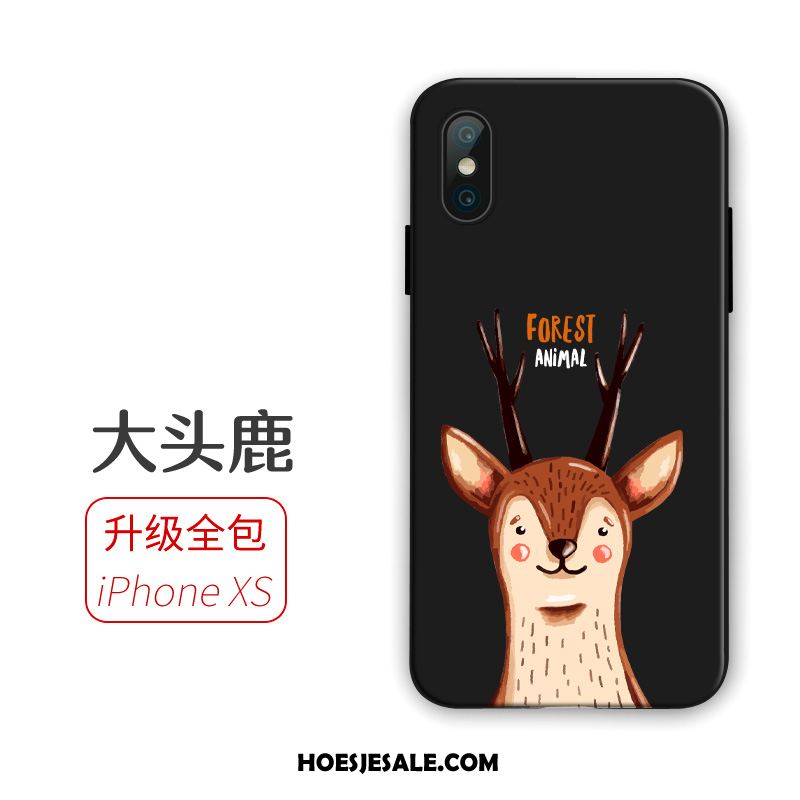 iPhone Xs Hoesje Hanger Zwart Mobiele Telefoon Hoes Anti-fall Kopen