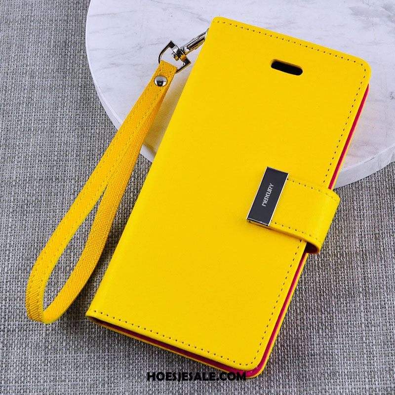 iPhone Xs Hoesje Leren Etui Folio All Inclusive Anti-fall Zacht Goedkoop