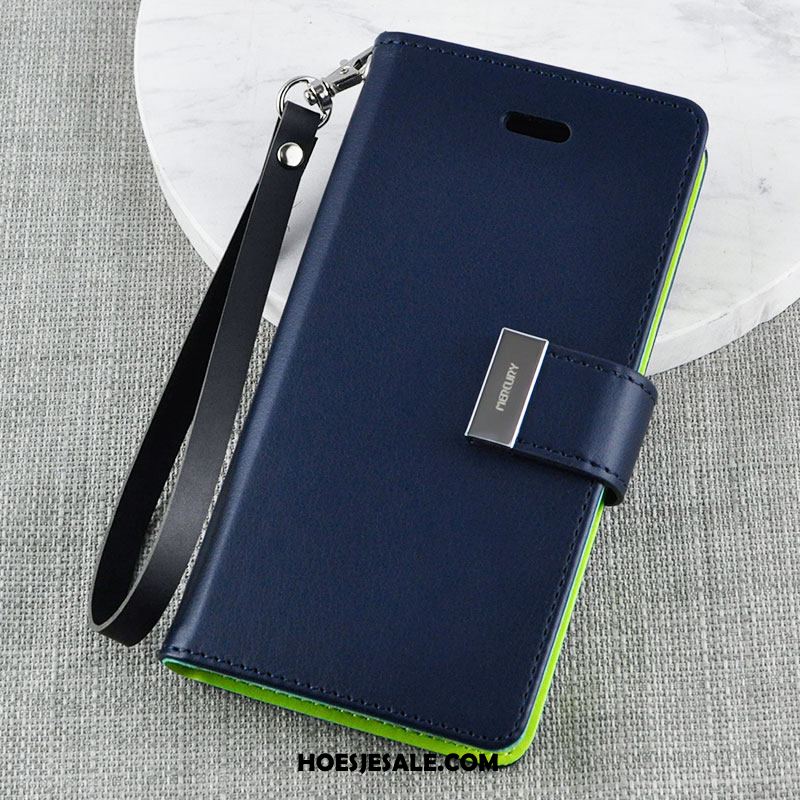 iPhone Xs Hoesje Leren Etui Folio All Inclusive Anti-fall Zacht Goedkoop