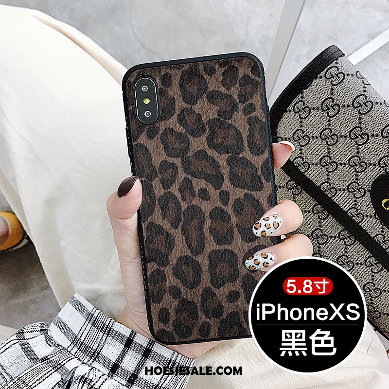 iPhone Xs Hoesje Mode Mobiele Telefoon Trendy Merk Rood All Inclusive Goedkoop