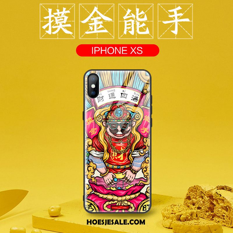 iPhone Xs Hoesje Nieuw Scheppend Trendy Merk Bescherming Glas Online