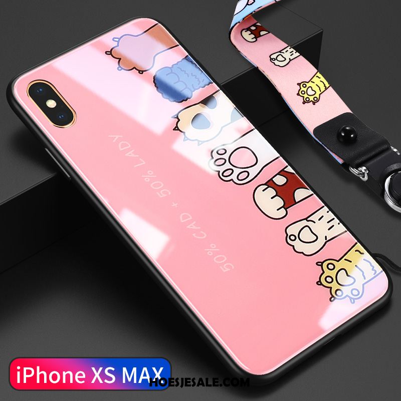 iPhone Xs Max Hoesje Anti-fall Lovers Trendy Merk Dun Persoonlijk Winkel