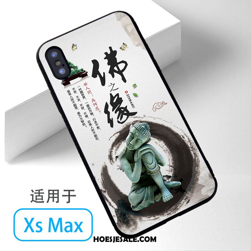 iPhone Xs Max Hoesje Blauw Mobiele Telefoon Boeddha Kopen