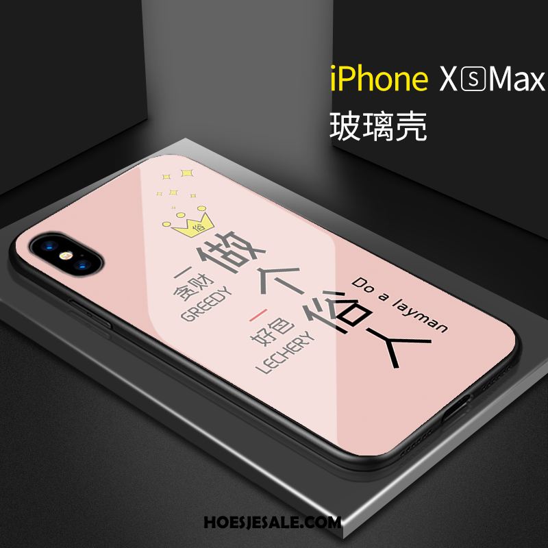 iPhone Xs Max Hoesje Glas Rijkdom Persoonlijk Mobiele Telefoon Hoes Kopen