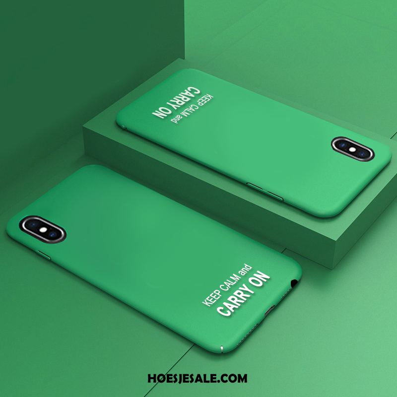 iPhone Xs Max Hoesje Kunst Nieuw Hard Groen Hoes Online