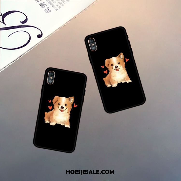 iPhone Xs Max Hoesje Lovers Mooie Zwart Hond Spotprent Kopen