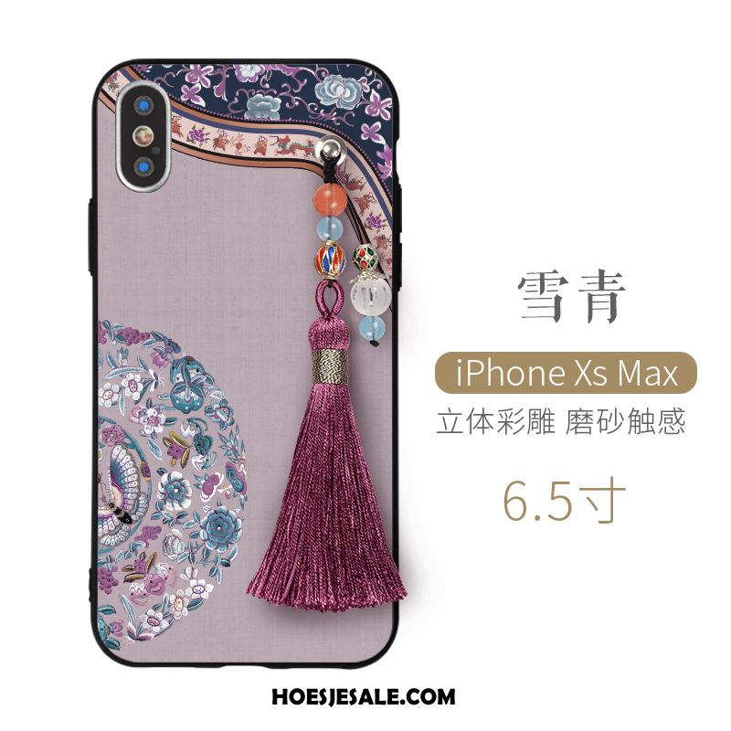 iPhone Xs Max Hoesje Roze Anti-fall All Inclusive Paleis Persoonlijk Korting