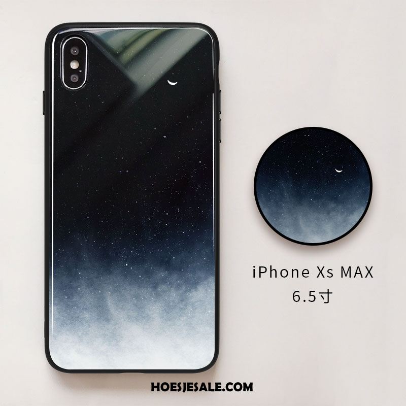 iPhone Xs Max Hoesje Sterrenhemel Anti-fall Net Red Bescherming Trendy Merk Kopen