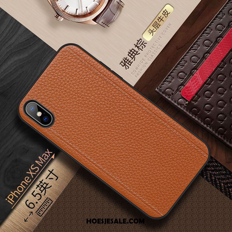 iPhone Xs Max Hoesje Trend High End Kwaliteit Anti-fall Grijs Online