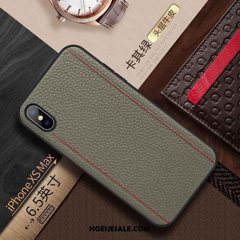 iPhone Xs Max Hoesje Trend High End Kwaliteit Anti-fall Grijs Online