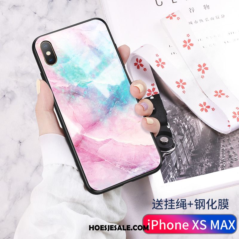 iPhone Xs Max Hoesje Trendy Merk Mobiele Telefoon Nieuw Roze Hoes Kopen