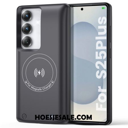 10000mah Batterijhoes Voor Samsung Galaxy S25 Plus / S24 Plus Met Oplader En Magnetische Bevestiging