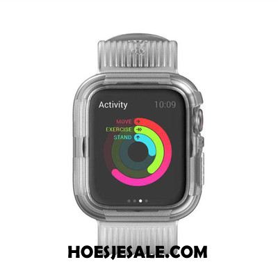 Apple Watch Series 4 Hoesje Anti-fall Hoes Grijs Sport Siliconen Sale