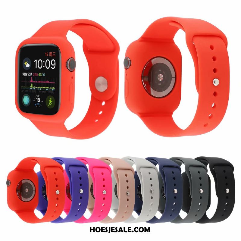 Apple Watch Series 4 Hoesje Bescherming Nieuw Rood Sport Trend Kopen