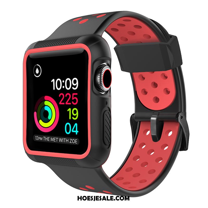 Apple Watch Series 5 Hoesje Sport Siliconen Bescherming Rood Kopen