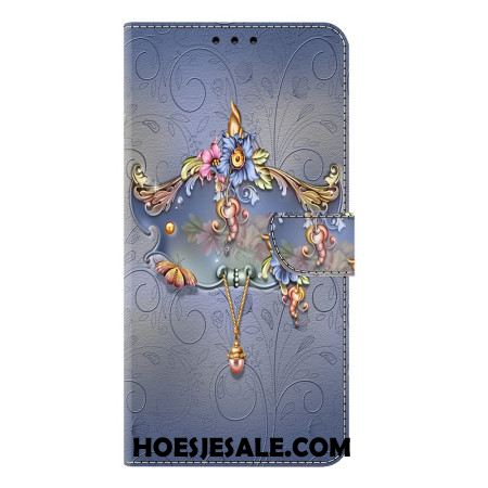Bescherming Hoesje Samsung Galaxy S25 Plus 5g Gegraveerde Bloemen