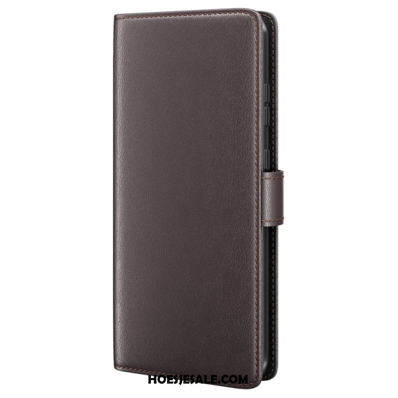 Bescherming Hoesje Samsung Galaxy S25 Ultra 5g Echt Leer