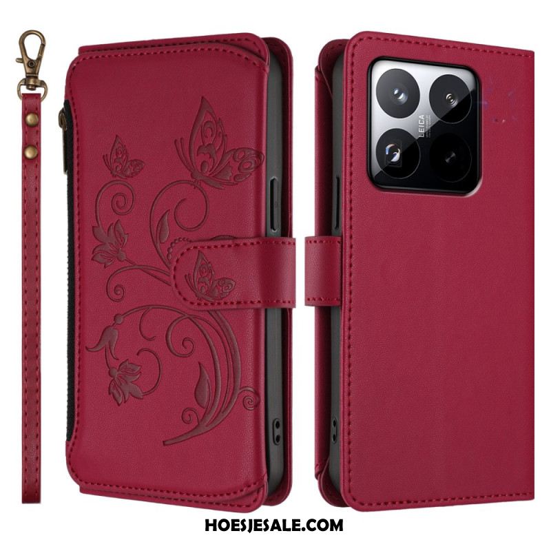 Bescherming Hoesje Xiaomi 15t 6 Rfid-kaarthouders En Sleutelkoord