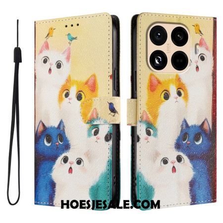 Bescherming Hoesje Xiaomi 15t Pro Kleurrijke Katten