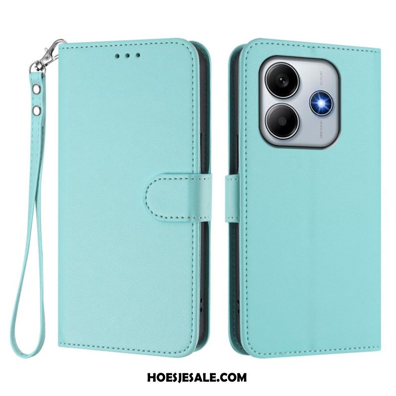 Bescherming Hoesje Xiaomi Redmi Note 14 5g Effen Met Koord