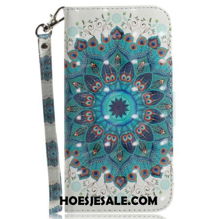 Bescherming Hoesje Xiaomi Redmi Note 14s Groene Mandala Met Koord