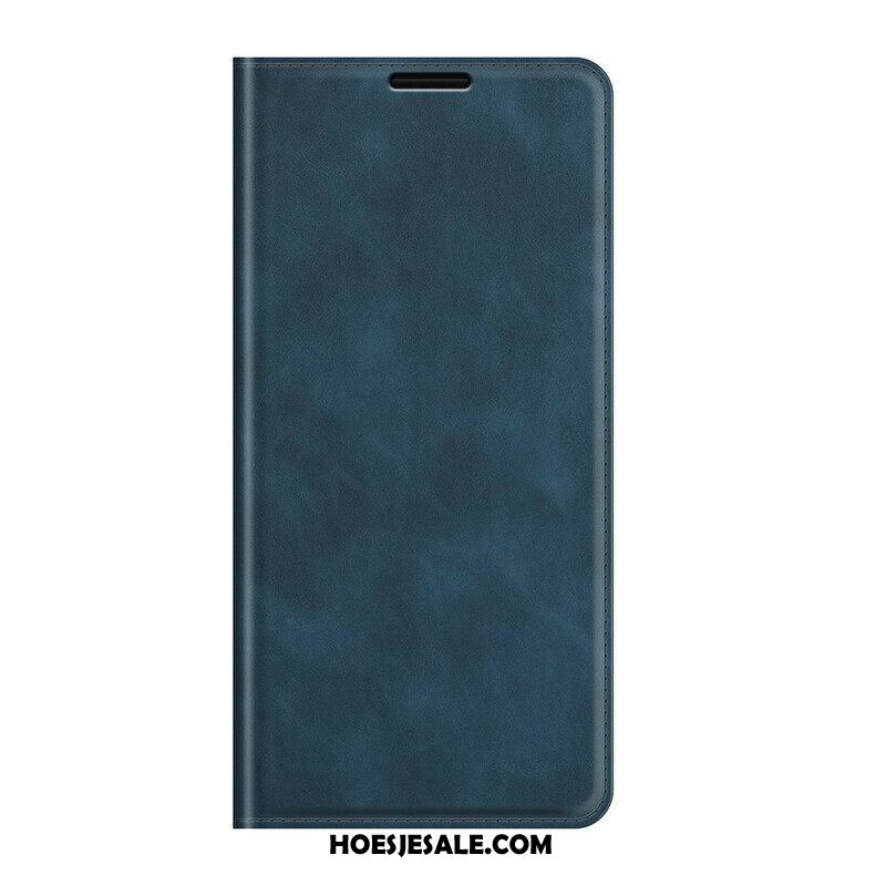 Bescherming Hoesje voor Oppo A16 / A16s Folio-hoesje Aanraking Van De Huid