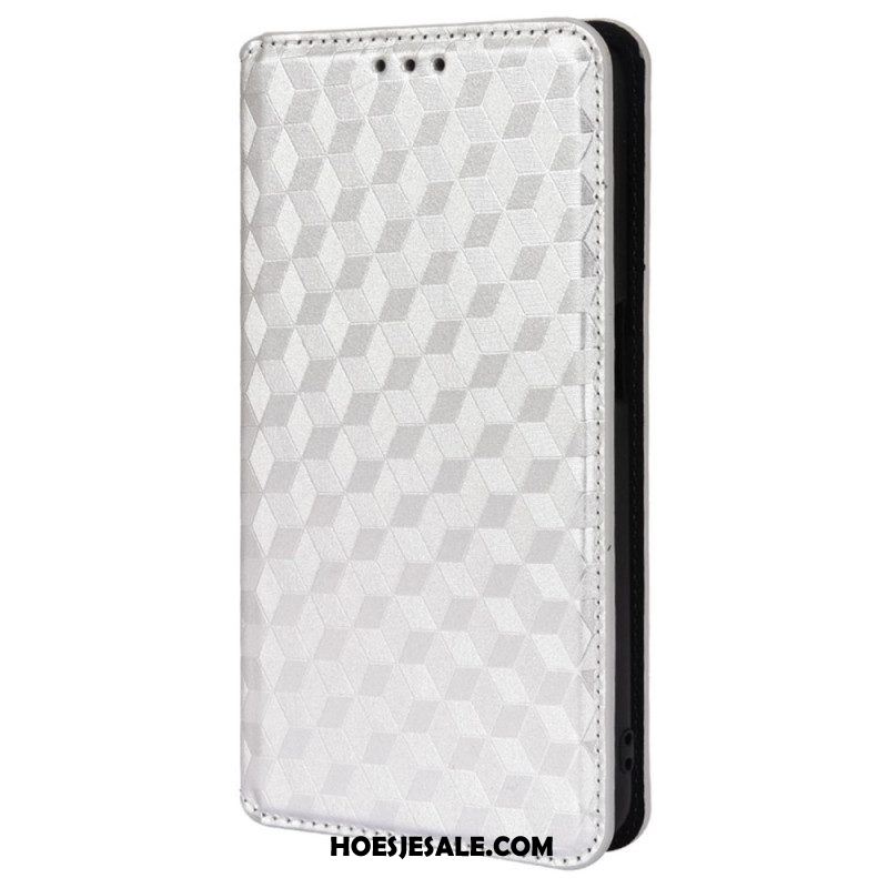 Bescherming Hoesje voor Oppo A54 5G / A74 5G Folio-hoesje 3d Textuur