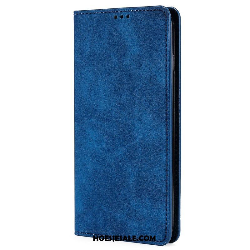 Bescherming Hoesje voor Oppo Reno 8 Folio-hoesje Leer-effect