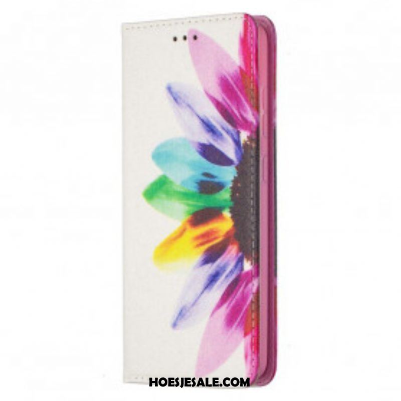 Bescherming Hoesje voor Samsung Galaxy A52 4G / A52 5G / A52s 5G Folio-hoesje Waterverf Bloem