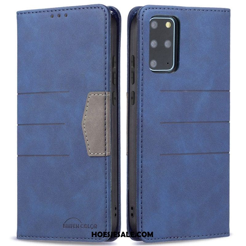 Bescherming Hoesje voor Samsung Galaxy S20 Plus / S20 Plus 5G Folio-hoesje Binfen-kleur