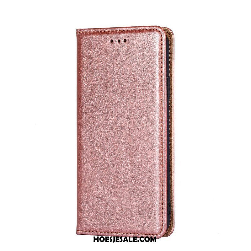 Bescherming Hoesje voor Samsung Galaxy S21 5G Folio-hoesje Klassieke Lederen Stijl