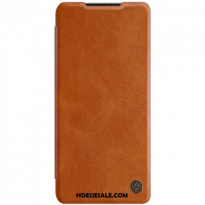 Bescherming Hoesje voor Samsung Galaxy S21 5G Folio-hoesje Nillkin Qin-serie