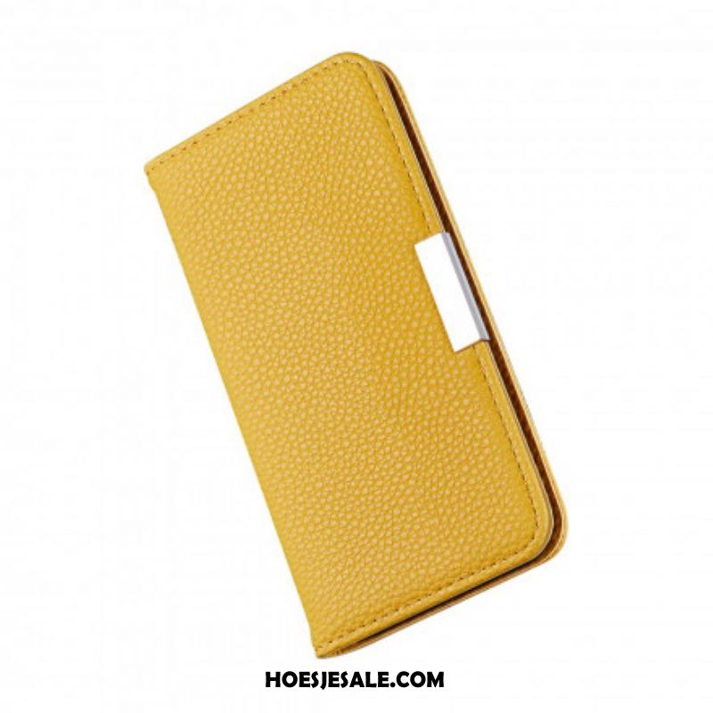 Bescherming Hoesje voor Samsung Galaxy S21 Plus 5G Folio-hoesje Imitatieleer Litchi Ultra Chic