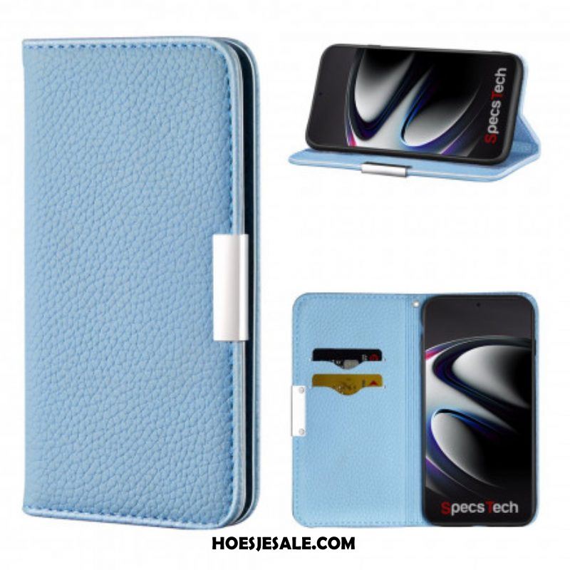 Bescherming Hoesje voor Samsung Galaxy S21 Ultra 5G Folio-hoesje Imitatieleer Litchi Ultra Chic