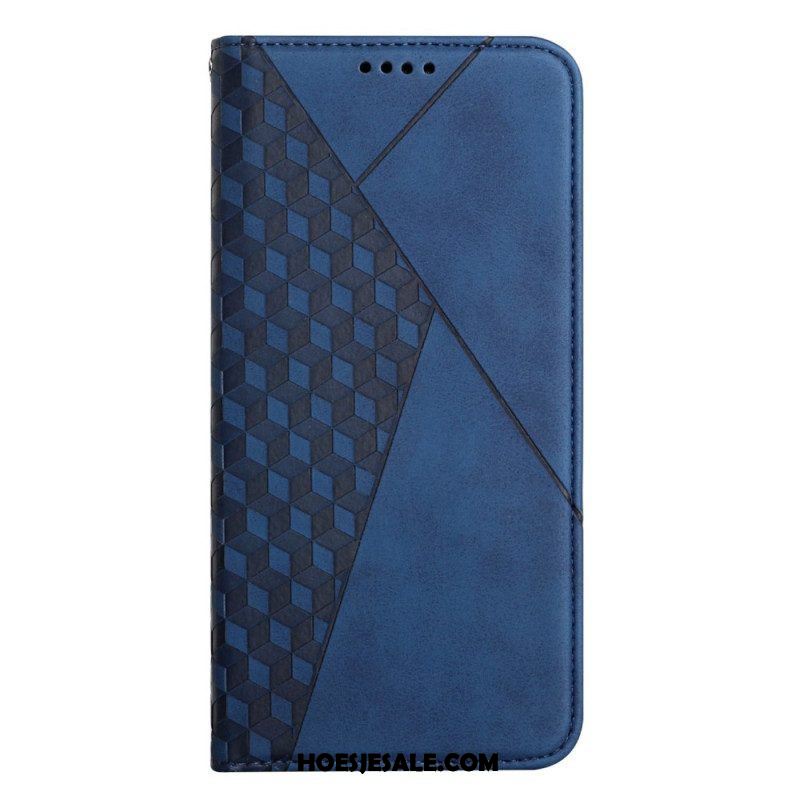 Bescherming Hoesje voor Samsung Galaxy S23 5G Folio-hoesje Stijl Leer 3d-patroon
