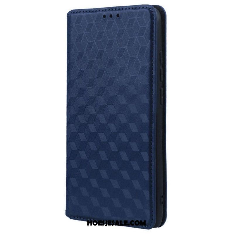 Bescherming Hoesje voor Samsung Galaxy S23 Ultra 5G Folio-hoesje 3d Patroon
