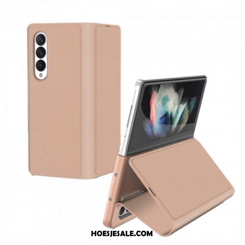 Bescherming Hoesje voor Samsung Galaxy Z Fold 3 5G Folio-hoesje Ultra Fijne Gkk