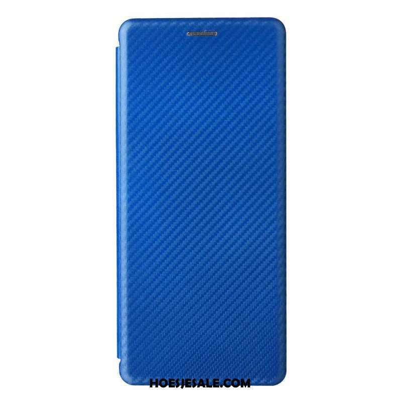 Bescherming Hoesje voor Sony Xperia Pro-I Folio-hoesje Koolstofvezel