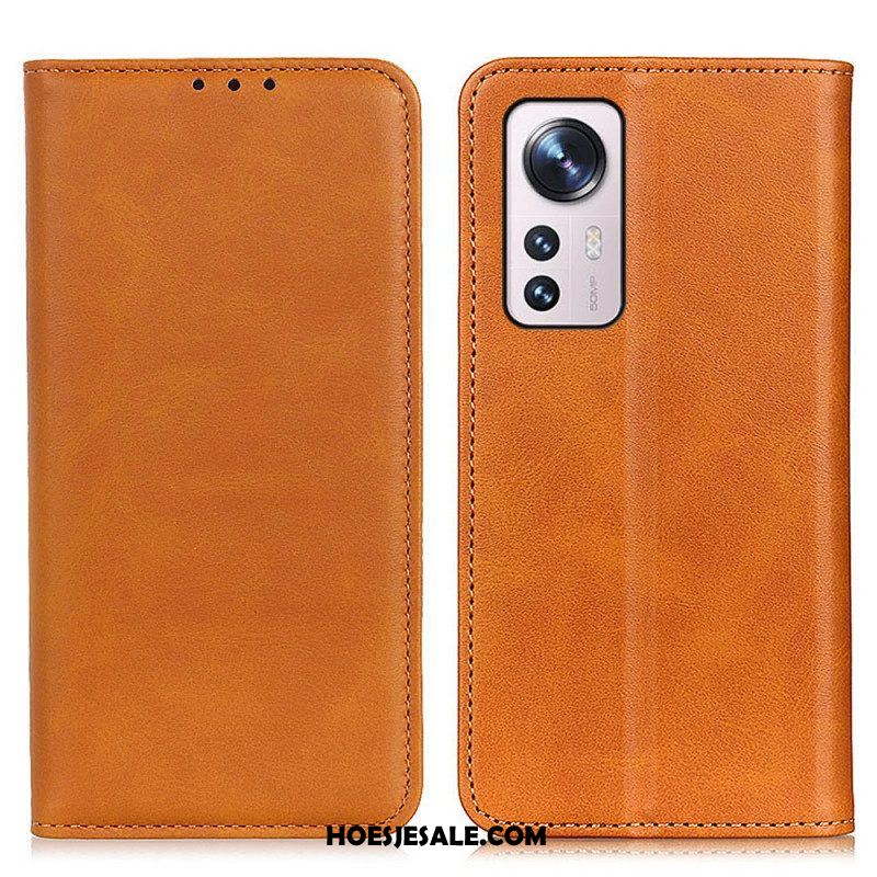 Bescherming Hoesje voor Xiaomi 12 Pro Folio-hoesje Elegantie Splitleer