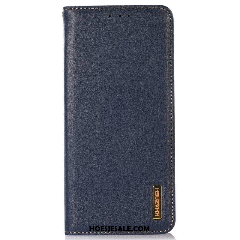 Bescherming Hoesje voor Xiaomi 13 Lite Folio-hoesje Rfid Echt Leer Khazneh