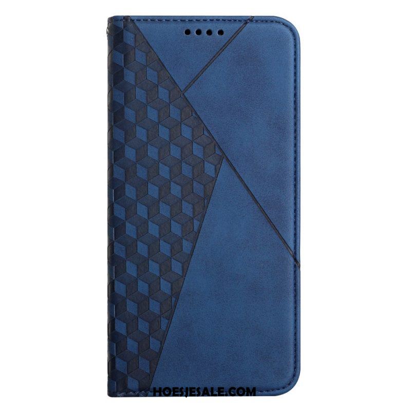 Bescherming Hoesje voor Xiaomi Redmi Note 11 Pro Plus 5G Folio-hoesje 3d-patroon Met Leereffect