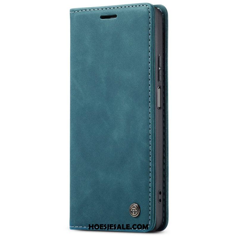 Bescherming Hoesje voor Xiaomi Redmi Note 11 Pro Plus 5G Folio-hoesje Caseme Kunstleer