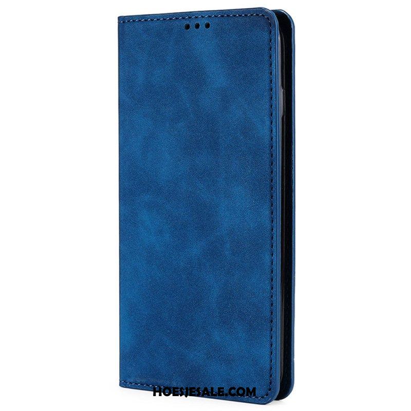 Bescherming Hoesje voor iPhone 14 Plus Folio-hoesje Elegantie Van Kunstleer