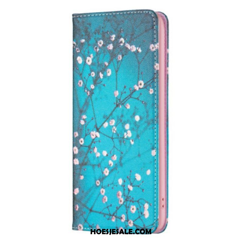 Bescherming Hoesje voor iPhone 14 Pro Max Folio-hoesje Floraliën