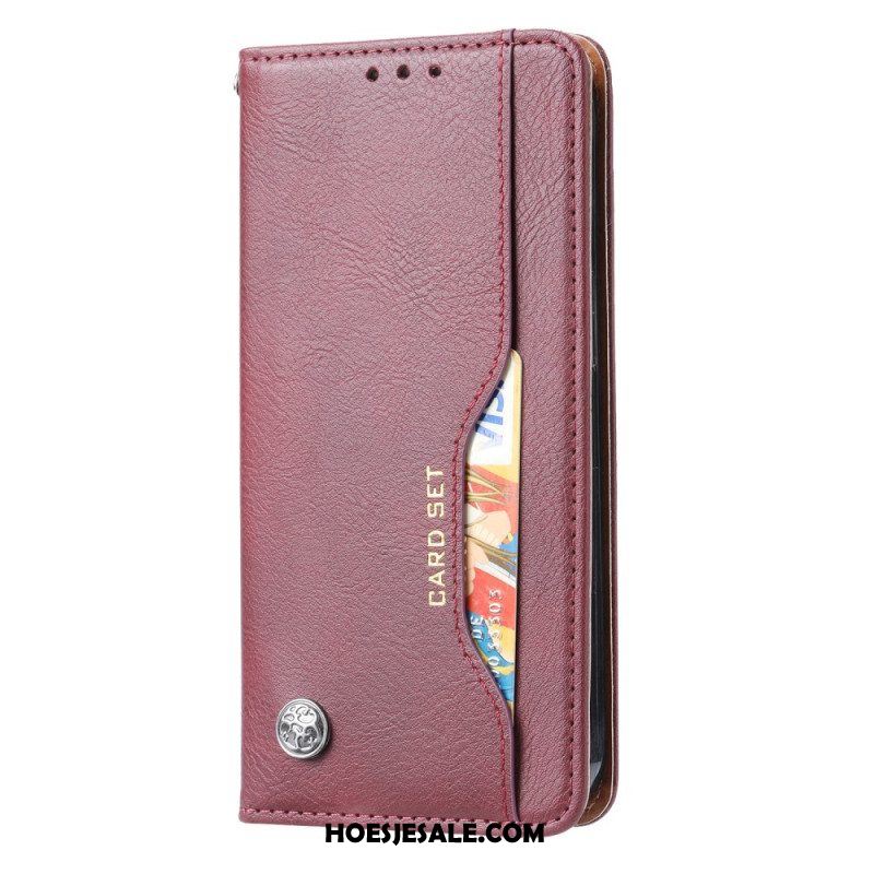 Bescherming Hoesje voor iPhone 15 Folio-hoesje Kaartenset