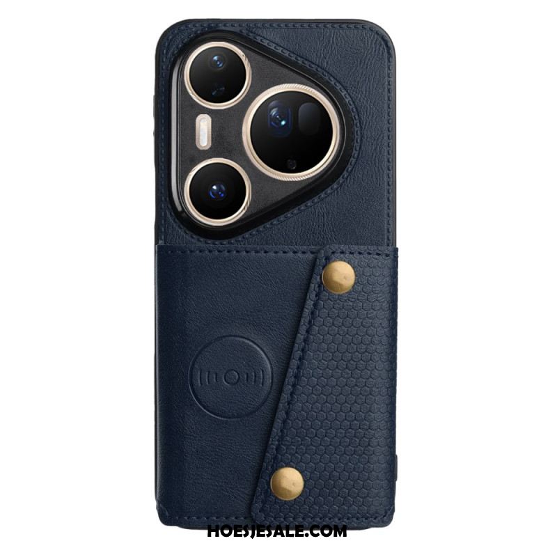Case Hoesje Huawei Pura 80 Ultra Telefoonhoesje Kaarthouder Met Lederlook