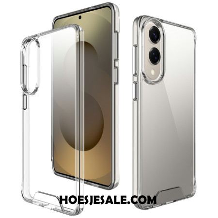 Case Hoesje Samsung Galaxy S25 5g Edge Telefoonhoesje Transparant